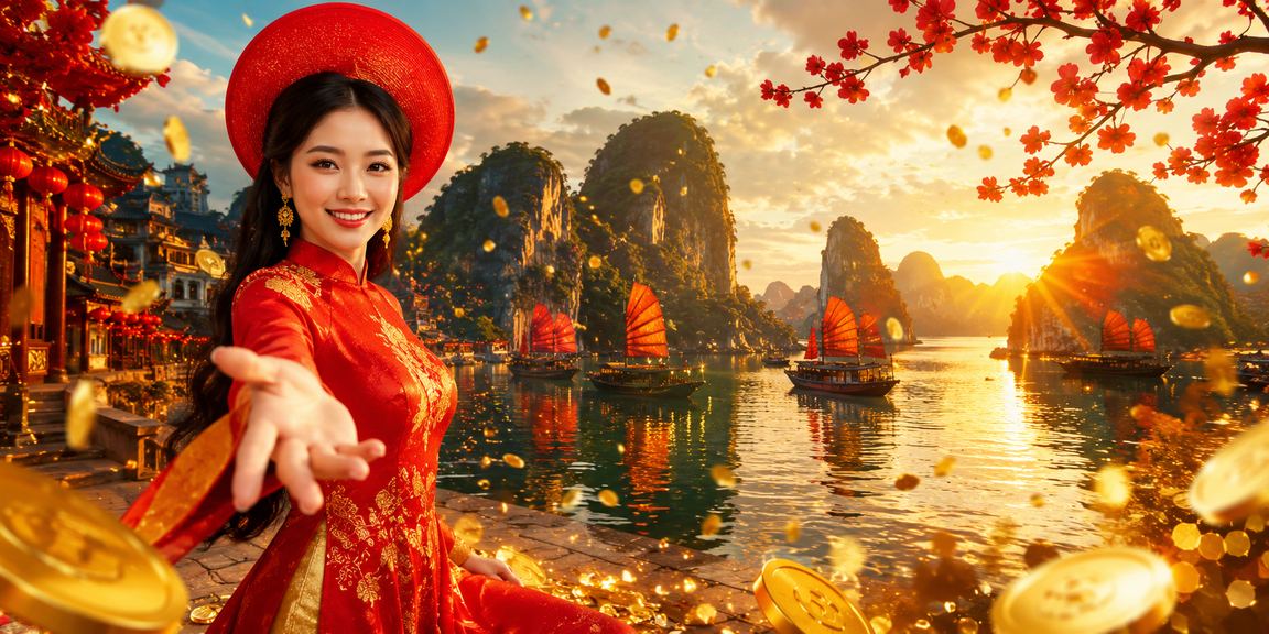 Không khí lễ hội Tết tại Hạ Long Bay kết hợp với trải nghiệm casino và cá cược trực tuyến