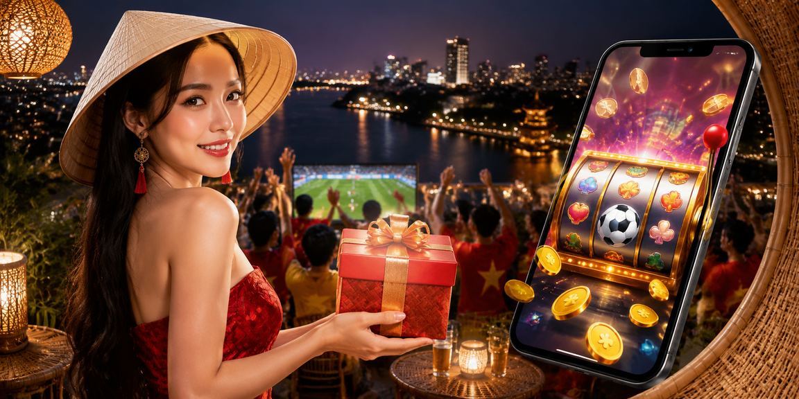 Người dùng Hà Nội thư giãn với trò chơi giải trí trực tuyến bên chiếc nón lá truyền thống